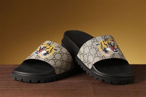 gucci tiger house slippers|gucci slippers expensive.